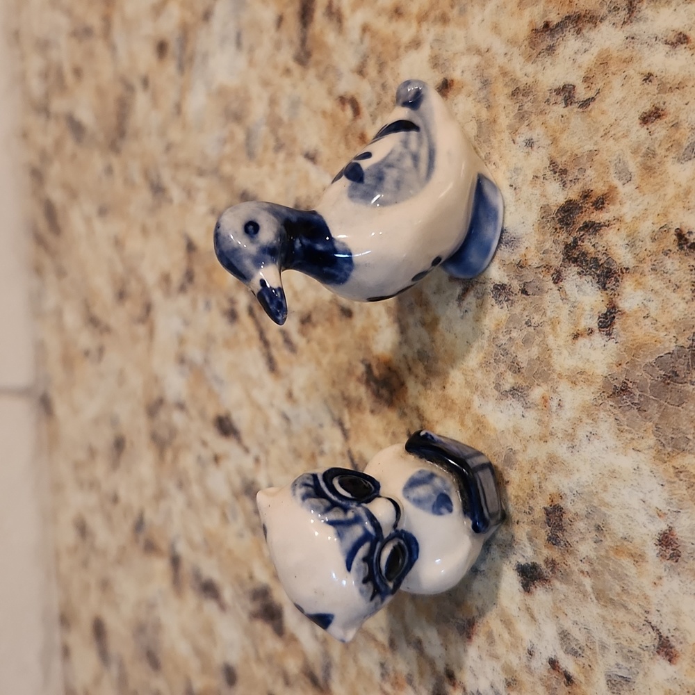 Vintage Miniature Duck and Owl